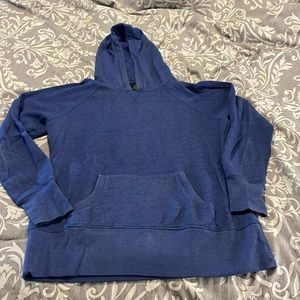 Blue hoodie